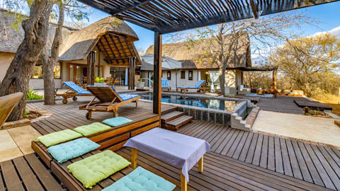 Pool deck & shady spots to relax - 444 On Taaibos - Hoedspruit